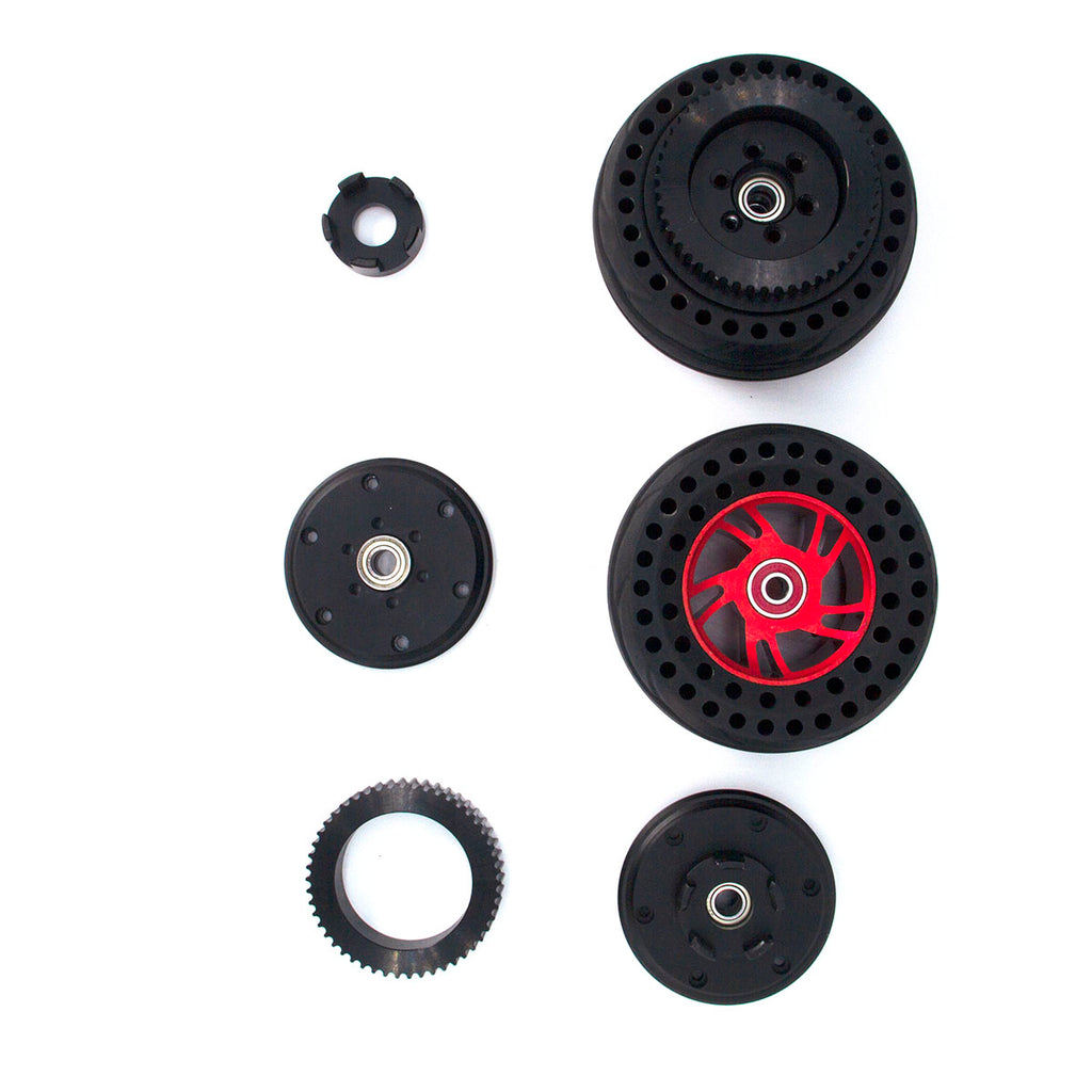electric skateboard RF125mm wheel and pulleys